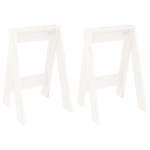 vidaXL Scaune, 2 buc., alb, 40x40x60 cm, lemn masiv de pin vidaXL Scaune, 2 buc., alb, 40x40x60 cm, lemn masiv de pin