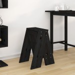 vidaXL Scaune, 2 buc., negru, 40x40x60 cm, lemn masiv de pin vidaXL Scaune, 2 buc., negru, 40x40x60 cm, lemn masiv de pin