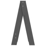 vidaXL Scaune, 2 buc., gri, 40x40x75 cm, lemn masiv de pin vidaXL Scaune, 2 buc., gri, 40x40x75 cm, lemn masiv de pin
