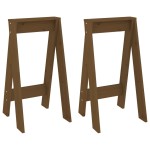 vidaXL Scaune, 2 buc., maro miere, 40x40x75 cm, lemn masiv de pin vidaXL Scaune, 2 buc., maro miere, 40x40x75 cm, lemn masiv de pin