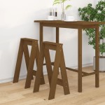 vidaXL Scaune, 2 buc., maro miere, 40x40x75 cm, lemn masiv de pin vidaXL Scaune, 2 buc., maro miere, 40x40x75 cm, lemn masiv de pin