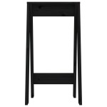 vidaXL Scaune, 2 buc., negru, 40x40x75 cm, lemn masiv de pin
