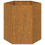 vidaXL Jardinieră, ruginiu, 40x40x45 cm, oțel corten vidaXL Jardinieră, ruginiu, 40x40x45 cm, oțel corten