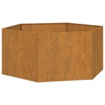 vidaXL Jardinieră, ruginiu, 90x90x45 cm, oțel corten vidaXL Jardinieră, ruginiu, 90x90x45 cm, oțel corten