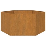 vidaXL Jardinieră, ruginiu, 90x90x45 cm, oțel corten vidaXL Jardinieră, ruginiu, 90x90x45 cm, oțel corten
