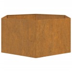 vidaXL Jardinieră, ruginiu, 90x90x45 cm, oțel corten vidaXL Jardinieră, ruginiu, 90x90x45 cm, oțel corten