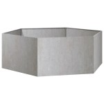 vidaXL Jardinieră, ruginiu, 138x120x45 cm, oțel corten vidaXL Jardinieră, ruginiu, 138x120x45 cm, oțel corten