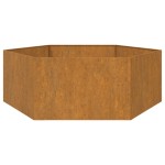 vidaXL Jardinieră, ruginiu, 138x120x45 cm, oțel corten vidaXL Jardinieră, ruginiu, 138x120x45 cm, oțel corten