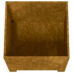 vidaXL Jardinieră cu picioare, ruginiu, 49x47x50 cm, oțel corten vidaXL Jardinieră cu picioare, ruginiu, 49x47x50 cm, oțel corten