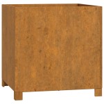 vidaXL Jardiniere cu picioare 2 buc. ruginiu 49x47x50 cm oțel corten vidaXL Jardiniere cu picioare 2 buc. ruginiu 49x47x50 cm oțel corten