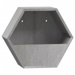 vidaXL Jardiniere de perete, 2 buc., ruginiu, 30x10x25 cm, oțel corten