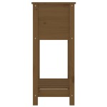 vidaXL Jardinieră cu raft, maro miere, 54x34,5x81 cm, lemn masiv pin