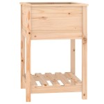 vidaXL Jardinieră cu raft, 54x54x81 cm, lemn masiv de pin vidaXL Jardinieră cu raft, 54x54x81 cm, lemn masiv de pin