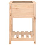 vidaXL Jardinieră cu raft, 54x54x81 cm, lemn masiv de pin vidaXL Jardinieră cu raft, 54x54x81 cm, lemn masiv de pin