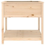 vidaXL Jardinieră cu raft, 82,5x82,5x81 cm, lemn masiv de pin vidaXL Jardinieră cu raft, 82,5x82,5x81 cm, lemn masiv de pin