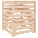 vidaXL Compostor, 63,5x63,5x77,5 cm, lemn masiv de pin vidaXL Compostor, 63,5x63,5x77,5 cm, lemn masiv de pin