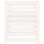 vidaXL Compostor, alb, 63,5x63,5x77,5 cm, lemn masiv de pin vidaXL Compostor, alb, 63,5x63,5x77,5 cm, lemn masiv de pin