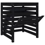 vidaXL Compostor, negru, 63,5x63,5x77,5 cm, lemn masiv de pin vidaXL Compostor, negru, 63,5x63,5x77,5 cm, lemn masiv de pin