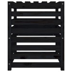 vidaXL Compostor, negru, 63,5x63,5x77,5 cm, lemn masiv de pin vidaXL Compostor, negru, 63,5x63,5x77,5 cm, lemn masiv de pin