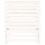 vidaXL Compostor, alb, 82,5x82,5x99,5 cm, lemn masiv de pin vidaXL Compostor, alb, 82,5x82,5x99,5 cm, lemn masiv de pin