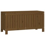 vidaXL Cutie depozitare grădină, maro miere, 108x42,5x54 cm, lemn pin vidaXL Cutie depozitare grădină, maro miere, 108x42,5x54 cm, lemn pin