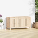 vidaXL Cutie de depozitare grădină, 115x49x60 cm, lemn masiv de pin