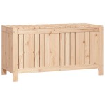 vidaXL Cutie de depozitare grădină, 115x49x60 cm, lemn masiv de pin