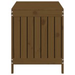 vidaXL Cutie depozitare grădină, maro miere, 115x49x60 cm, lemn pin vidaXL Cutie depozitare grădină, maro miere, 115x49x60 cm, lemn pin