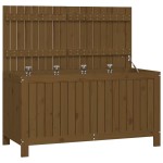 vidaXL Cutie depozitare grădină, maro miere, 121x55x64 cm, lemn pin vidaXL Cutie depozitare grădină, maro miere, 121x55x64 cm, lemn pin