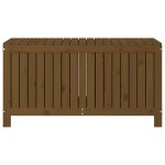 vidaXL Cutie depozitare grădină, maro miere, 121x55x64 cm, lemn pin vidaXL Cutie depozitare grădină, maro miere, 121x55x64 cm, lemn pin