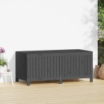 vidaXL Cutie de depozitare grădină, gri, 147x68x64 cm, lemn masiv pin vidaXL Cutie de depozitare grădină, gri, 147x68x64 cm, lemn masiv pin