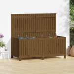 vidaXL Cutie depozitare grădină, maro miere, 147x68x64 cm, lemn pin vidaXL Cutie depozitare grădină, maro miere, 147x68x64 cm, lemn pin