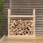 vidaXL Rastel pentru lemne de foc, 110x35x108,5 cm, lemn masiv de pin vidaXL Rastel pentru lemne de foc, 110x35x108,5 cm, lemn masiv de pin