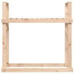 vidaXL Rastel pentru lemne de foc, 110x35x108,5 cm, lemn masiv de pin vidaXL Rastel pentru lemne de foc, 110x35x108,5 cm, lemn masiv de pin