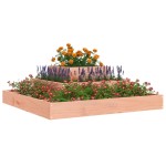 vidaXL Jardinieră, 80x80x27 cm, lemn masiv douglas