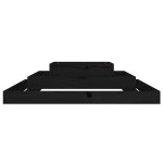 vidaXL Jardinieră, negru, 110x110x27 cm, lemn masiv de pin