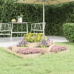 vidaXL Jardinieră, 112x112x27 cm, lemn masiv de pin
