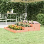 vidaXL Jardinieră, 107x107x27 cm, lemn masiv douglas