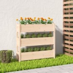 vidaXL Jardinieră, 112x25x104,5 cm, lemn masiv de pin vidaXL Jardinieră, 112x25x104,5 cm, lemn masiv de pin
