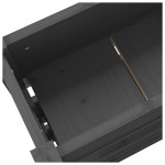 vidaXL Jardinieră, gri, 112x25x104,5 cm, lemn masiv de pin vidaXL Jardinieră, gri, 112x25x104,5 cm, lemn masiv de pin