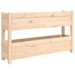 vidaXL Jardinieră, 112x25x66 cm, lemn masiv de pin