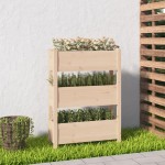 vidaXL Jardinieră, 77x25x104,5 cm, lemn masiv de pin vidaXL Jardinieră, 77x25x104,5 cm, lemn masiv de pin
