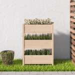 vidaXL Jardinieră, 77x25x104,5 cm, lemn masiv de pin vidaXL Jardinieră, 77x25x104,5 cm, lemn masiv de pin