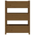 vidaXL Jardinieră, maro miere, 77 x 25 x 104,5 cm, lemn masiv de pin