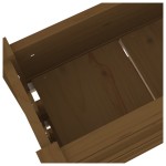 vidaXL Jardinieră, maro miere, 77 x 25 x 104,5 cm, lemn masiv de pin
