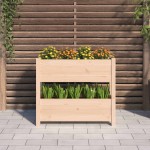 vidaXL Jardinieră, 77x25x66 cm, lemn masiv de pin