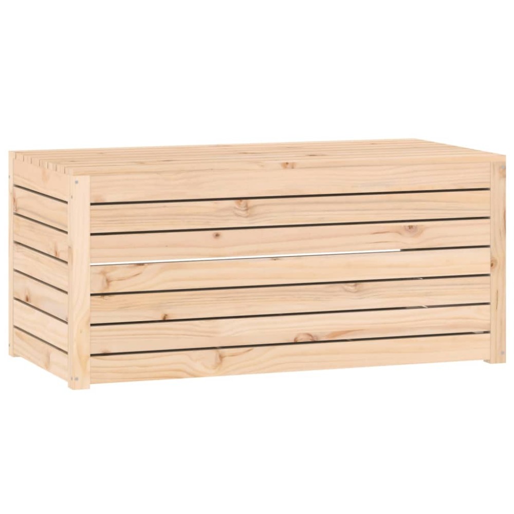 vidaXL Ladă depozitare grădină, 101x50,5x46,5cm, lemn masiv pin