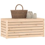 vidaXL Ladă depozitare grădină, 101x50,5x46,5cm, lemn masiv pin vidaXL Ladă depozitare grădină, 101x50,5x46,5cm, lemn masiv pin
