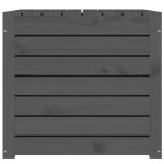 vidaXL Ladă depozitare grădină, gri, 101x50,5x46,5cm, lemn masiv pin vidaXL Ladă depozitare grădină, gri, 101x50,5x46,5cm, lemn masiv pin