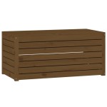 vidaXL Ladă depozitare grădină, maro, 101x50,5x46,5cm, lemn masiv pin vidaXL Ladă depozitare grădină, maro, 101x50,5x46,5cm, lemn masiv pin